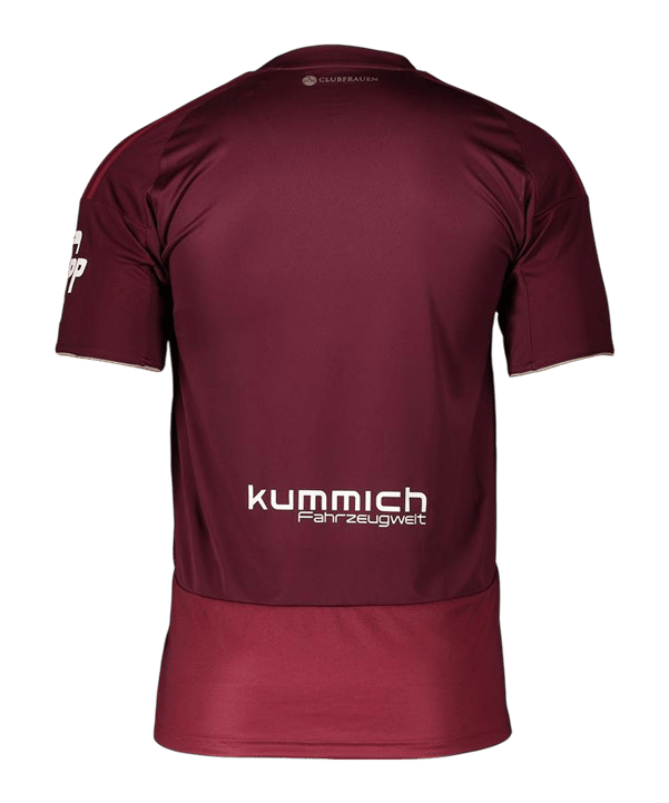 adidas 1. FC Nürnberg Trikot 3rd 2025/2026 Clubfrauen Männer Weinrot - rot