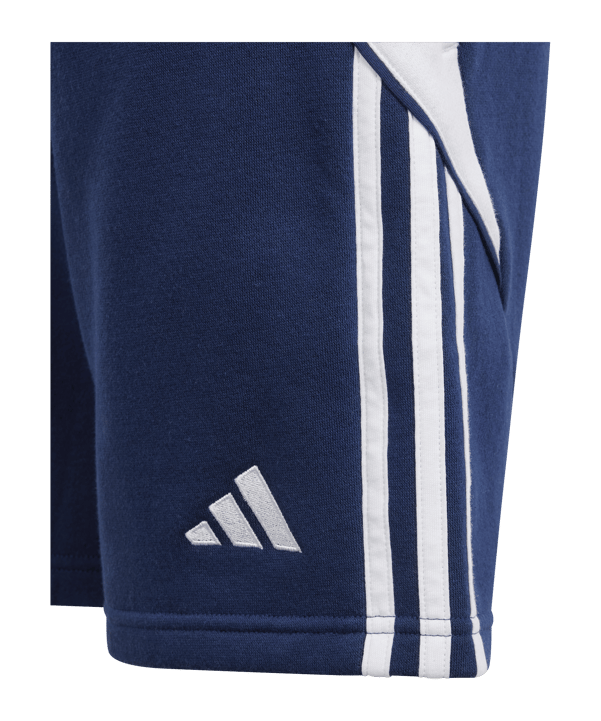 adidas Tiro 24 Short Kids Dunkelblau Weiss - blau
