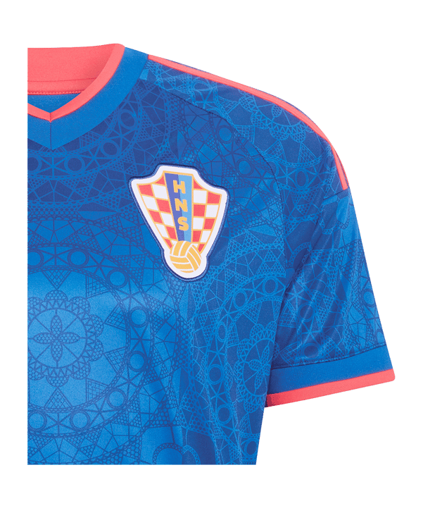 adidas Croazia Maglietta Away 2026 Bambini Blu - blu