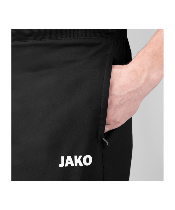 JAKO Team Präsentationshose Damen Schwarz F800 - schwarz