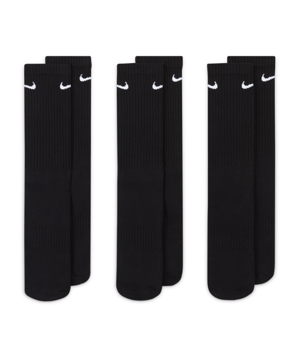 Nike Everyday Cushion Crew 3er Pack Socken F010 - schwarz