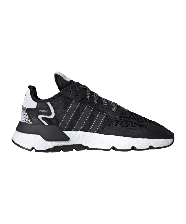 adidas Originals Nite Jogger Schwarz Weiss - schwarz