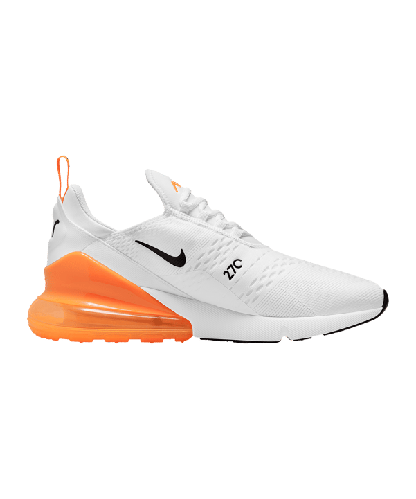 Nike Air Max 270 ESS Weiss Orange Silber F100 - weiss