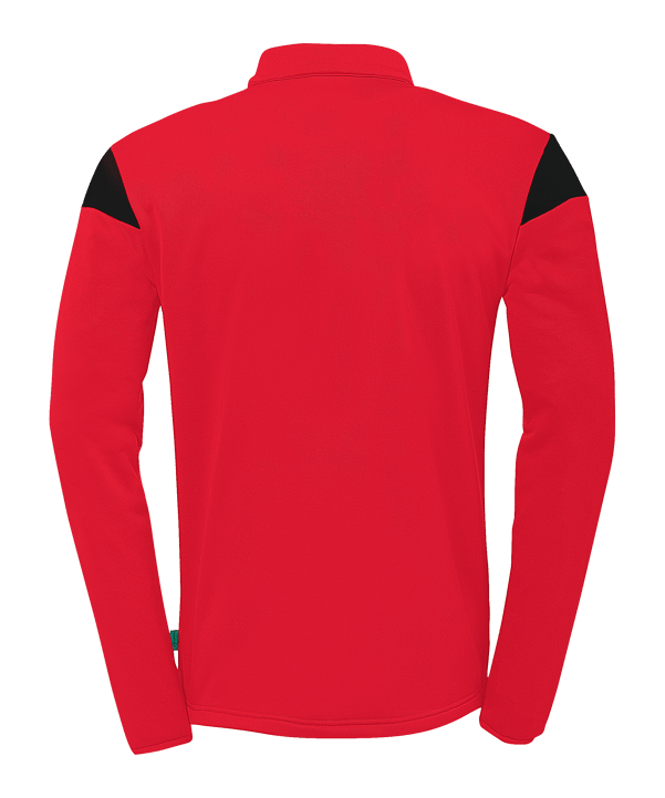 uhlsport Squad 27 HalfZip Sweatshirt Rot Schwarz F62 - rot