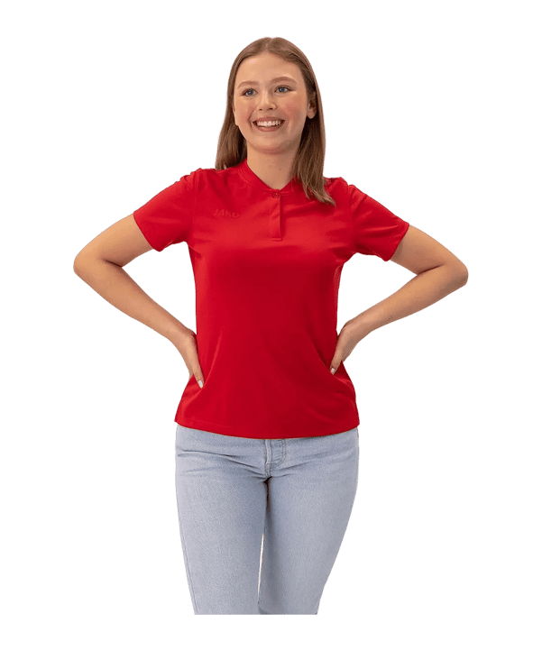 JAKO Prestige Polo Donna Rosso C01 - rosso