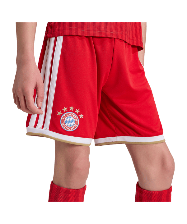 adidas FC Bayern München Short Home 2026/2027 Kids Rot - rot