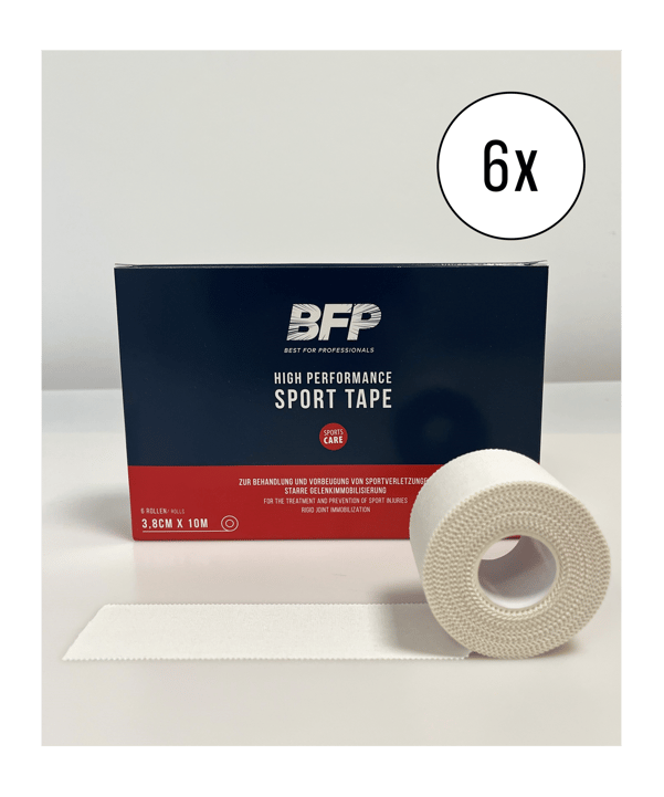 BFP SportCARE 6er Set Sporttape 3,8cmx10m - mehrfarbig
