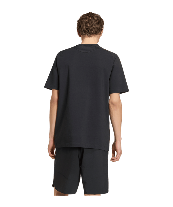 adidas Tiro Travel T-Shirt Schwarz