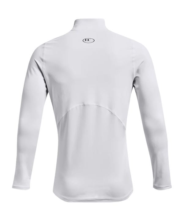 Under Armour Baselayer CG Fitted Mock Longsleeve T-Shirt Weiß F100 - weiss