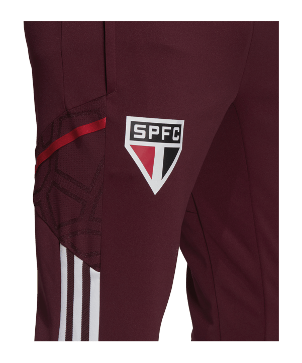adidas FC Sao Paulo Trainingshose Rot - weiss