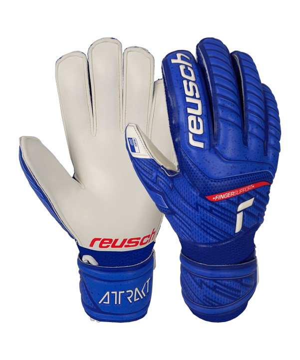Reusch Attrakt Grip TW-Handschuh Junior F4011 - blau