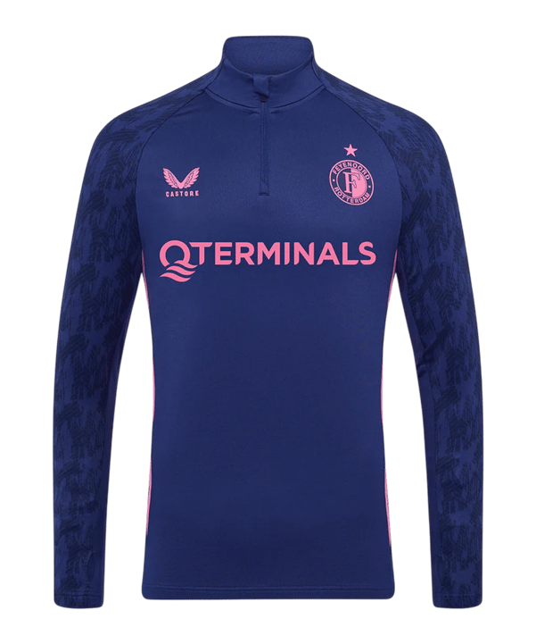 Castore Feyenoord Rotterdam Sweatshirt Blau F163 - blau