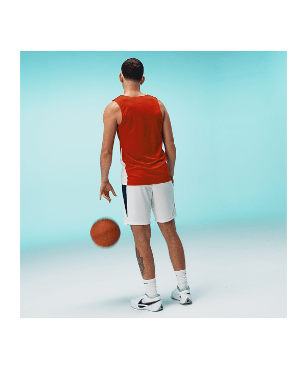 Nike Team Basketball Stock Trikot Rot Weiss F657 - rot