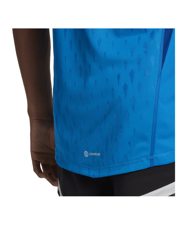 adidas Tiro 23 Pro Torwarttrikot Kurzarm Blau - blau