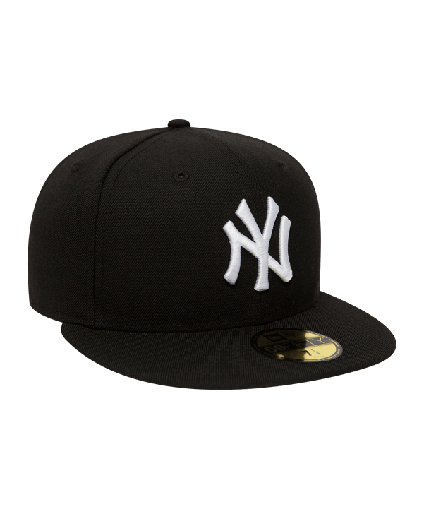 New Era NY Yankees MLB Basic Fitted Cap Schwarz - schwarz