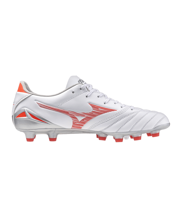 Mizuno Morelia Neo IV Pro FG Charge Weiss Rot F60 - weiss