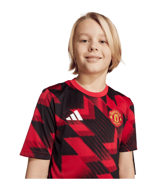 adidas Manchester United Fan Trikot Kids Rot - rot