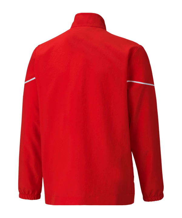 PUMA teamRISE Sideline Trainingsjacke Kids F01 - rot