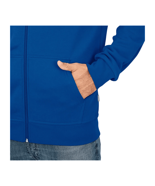 JAKO Veste à capuche Bleu C400 - bleu