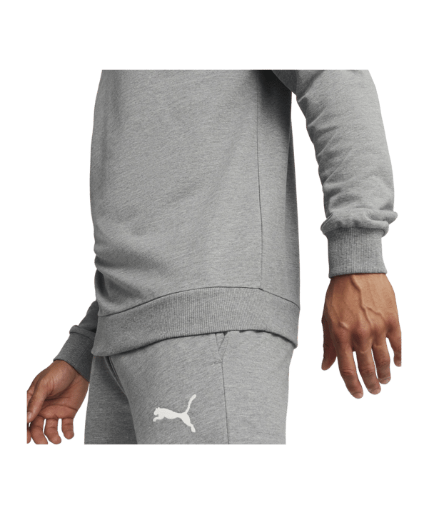 PUMA teamGOAL Casuals Sweatshirt Grau F33 - grau