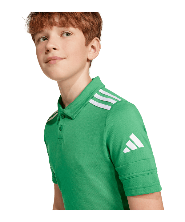 adidas Squadra 25 Polo Kids Grün - gruen