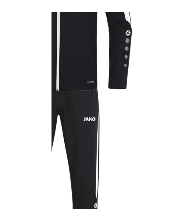 JAKO Power Präsentationsanzug Kids Schwarz F800 - schwarz