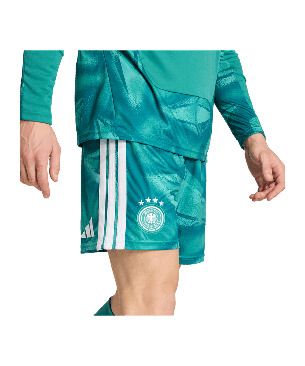 adidas DFB Deutschland Torwartshort Home WM 2026 Grün - gruen