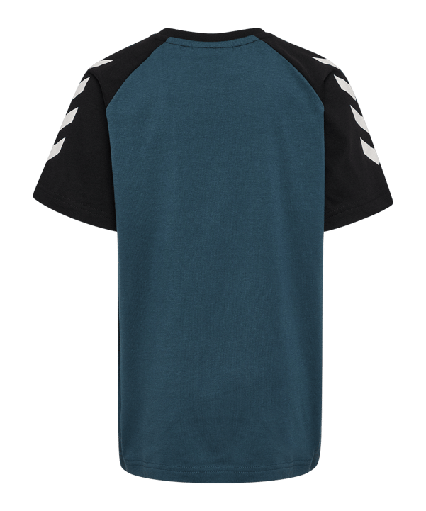 hummel Logo S/S T-shirt Kinderen Blauw K7280 - blauw