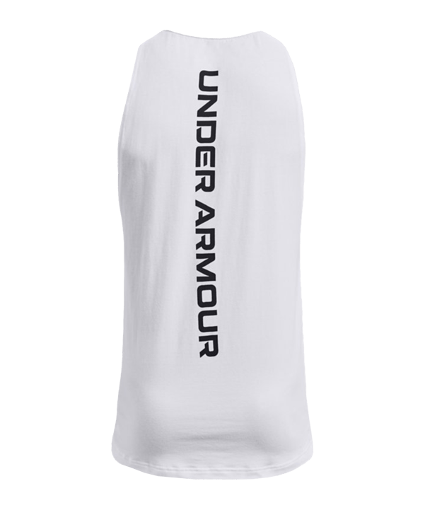 Under Armour Baseline Cotton Tanktop Weiss F100 - weiss