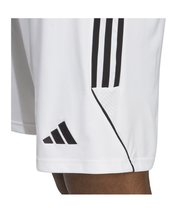 adidas Tiro 23 Short Weiss Schwarz - weiss