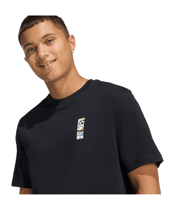 adidas Memories of Sport T-Shirt Schwarz - schwarz