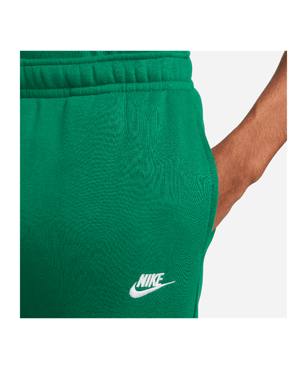 Nike Club Fleece Jogginghose Schwarz Weiss F365 - schwarz