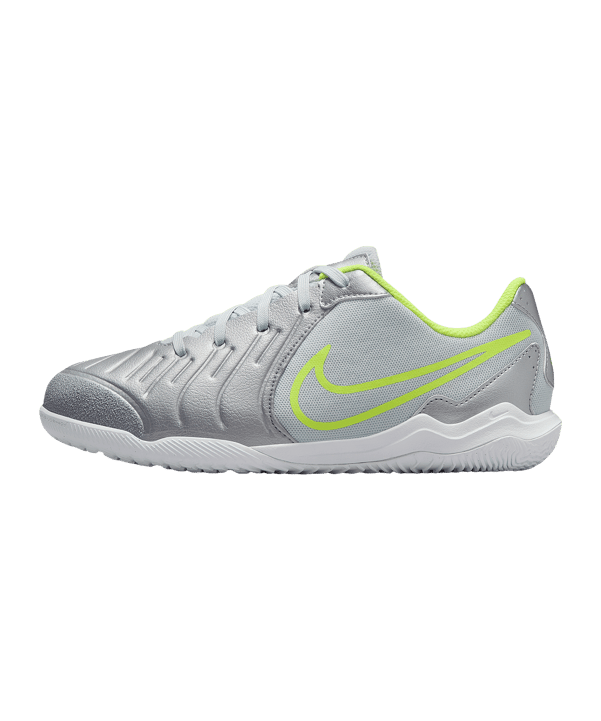 Nike Jr Tiempo Legend X Academy IN Mad Voltage Kids Silber Schwarz F001 - silber