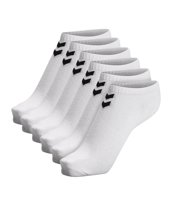 Hummel Chevron 6-Pack Ankle Socken Weiss F9425 - weiss