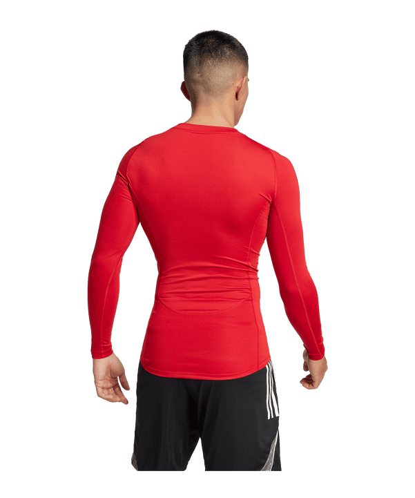adidas Techfit Longsleeve Rot