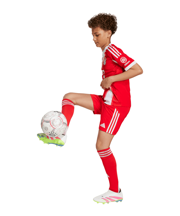 adidas FC Bayern München Trikot Home 2025/2026 Kids Rot - rot