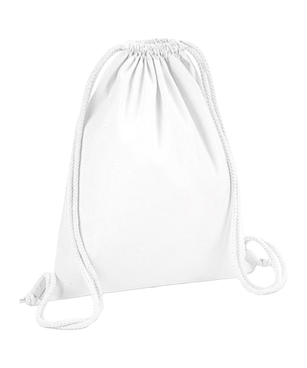 Merch Organic Premium Cotton Gymsack White - weiss