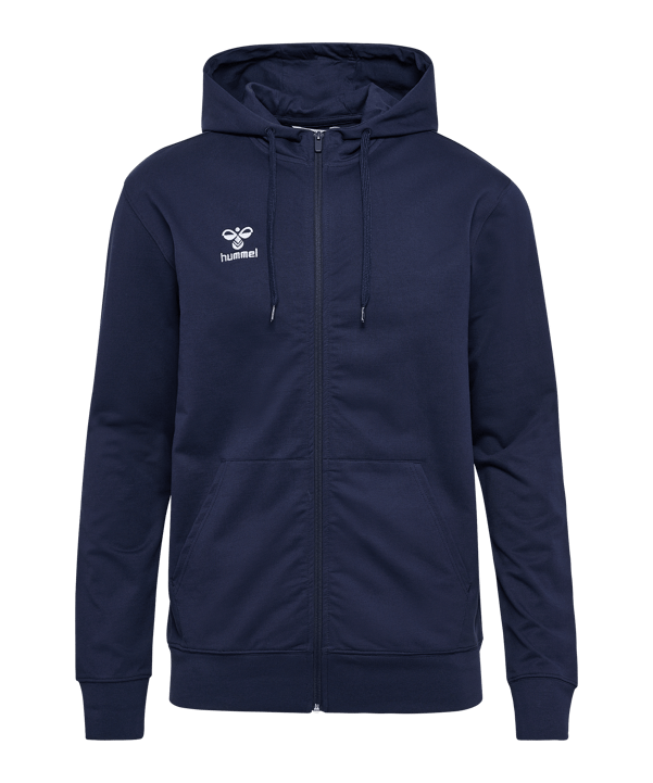 Hummel GO 2.0 Kapuzenjacke Blau F7026 - blau