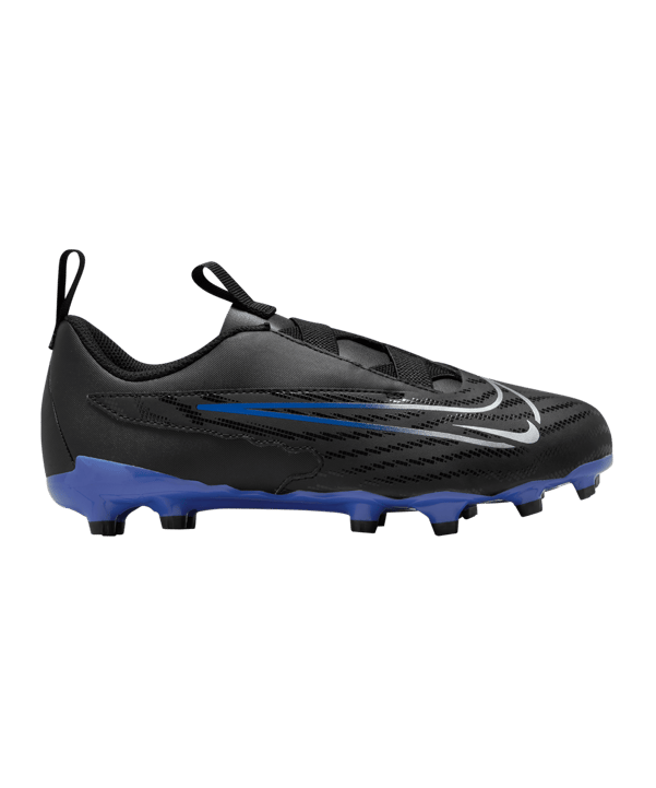 Nike Jr Phantom GX Academy FG/MG Shadow Kids Schwarz Silber Blau F040 - schwarz