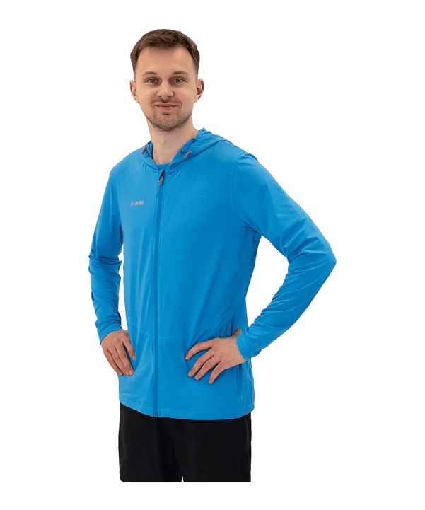 JAKO Giacca con cappuccio Blu C89 - blu