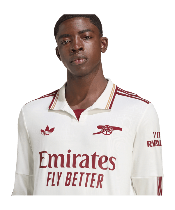 adidas FC Arsenal London Trikot langarm 3rd 2025/2026 Weiß - weiss