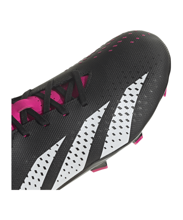 adidas Predator Accuracy.3 L FG Own Your Football Schwarz Weiss Pink - schwarz