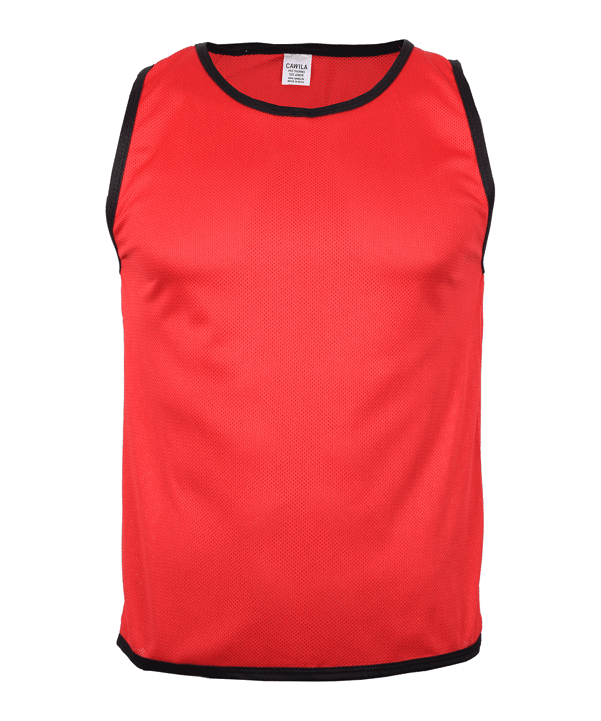 Cawila BIB Kennzeichnungshemden 3er Set | Rot | Kids - rot