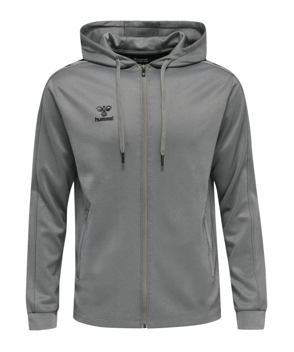 Hummel hmlCORE XK Kapuzenjacke Grau F2006 - grau