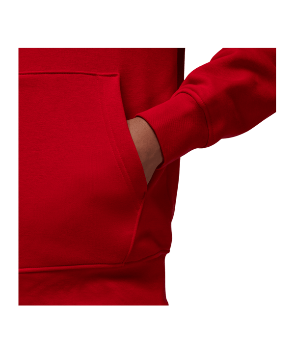 Jordan Essentials Fleece Kapuzenjacke Rot F687 - rot