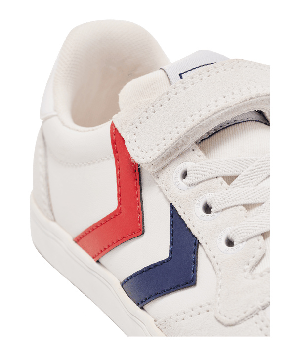 Hummel Slimmer Stadil Leather Low Sneaker Kids Blau F7666 - blau