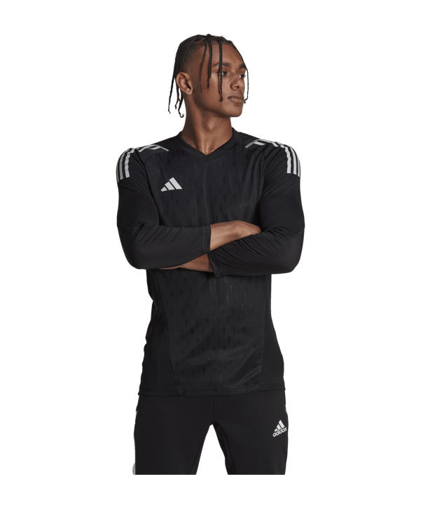 adidas Tiro 23 Pro Torwarttrikot Langarm Schwarz - schwarz
