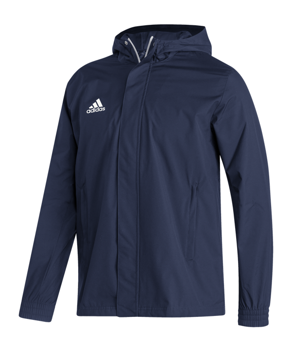 adidas Entrada 22 Allwetterjacke Blau - blau