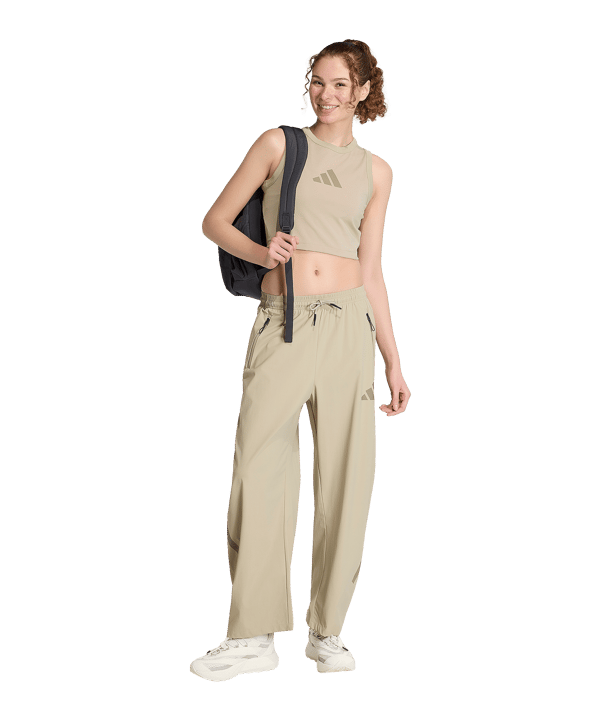 adidas Z.N.E Tanktop Damen Braun - braun
