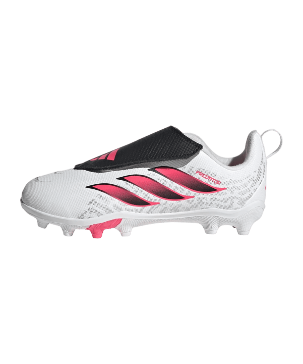 adidas Predator Club Hook and Loop FG/MG Chaos vs Control Bambini Bianco - bianco